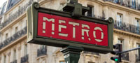 metro bord in Parijs